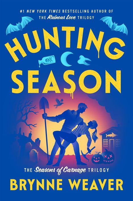 #1 New York Times Bestseller. Hunting Season. The Seasons of Carnage Trilogy. Brynne Weaver. Illustratives Cover mit Paar.