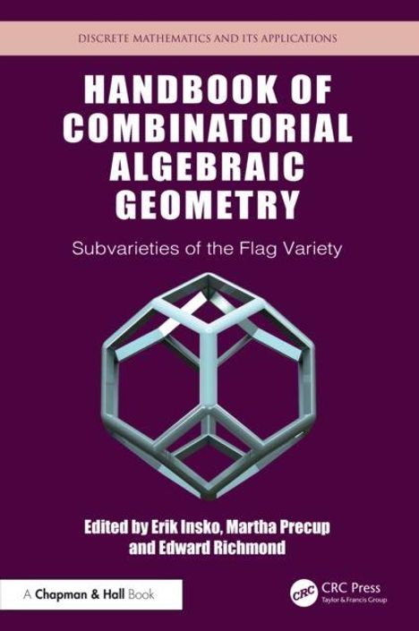 "Handbook of Combinatorial Algebraic Geometry" steht auf dem Cover. Ein geometrisches Objekt ist in der Mitte abgebildet.
