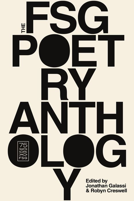Jonathan Galassi: FSG Poetry Anthology, Buch