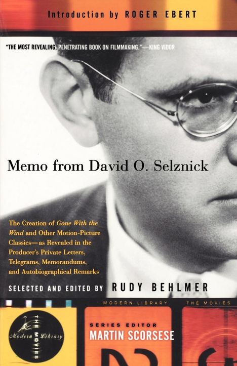 David O Selznick: Memo from David O. Selznick, Buch