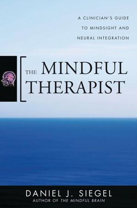 "A Clinician's Guide to Mindsight and Neural Integration. The Mindful Therapist. Daniel J. Siegel. Hintergrund: Meerblick."