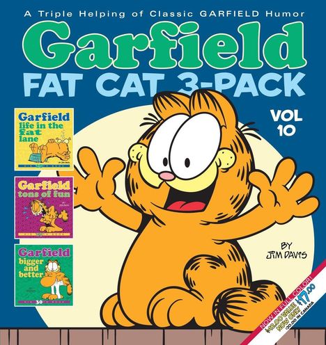 Jim Davis: Garfield Fat Cat 3-Pack #10, Buch