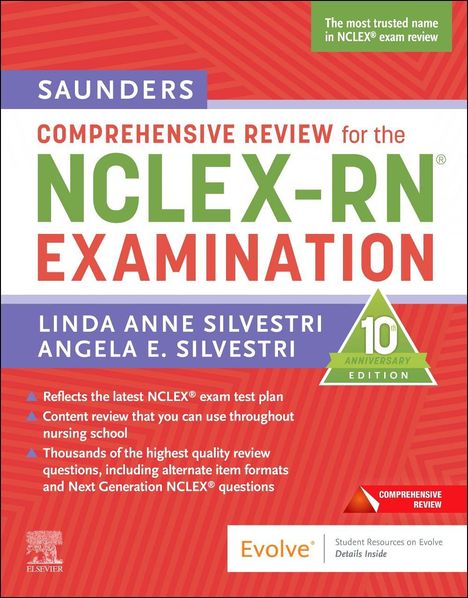 Buchtitel: Comprehensive Review for the NCLEX-RN Examination. Autoren: Linda Anne Silvestri, Angela E. Silvestri.