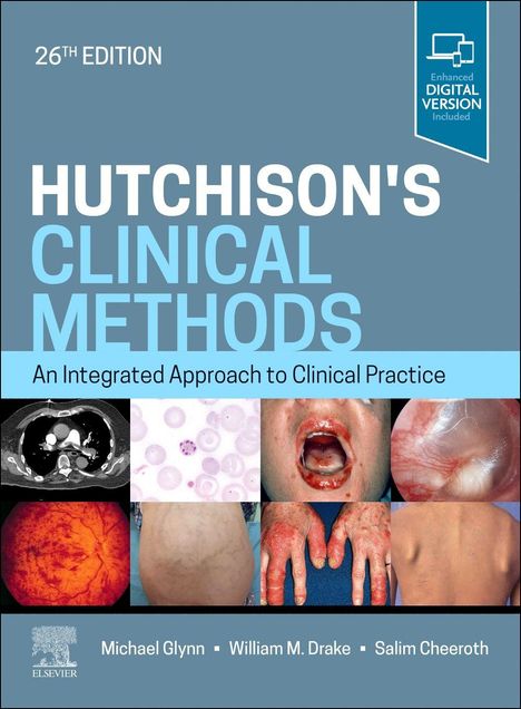 26TH EDITION: HUTCHISON'S CLINICAL METHODS, medical images, Authors: Michael Glynn, William M. Drake, Salim Cheetoth.