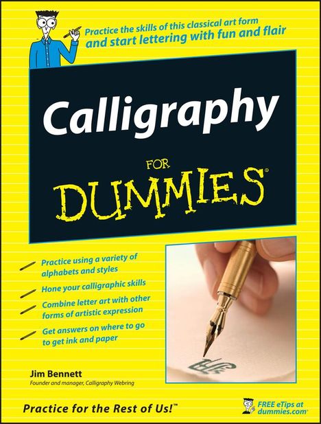 Jim Bennett: Calligraphy for Dummies, Buch