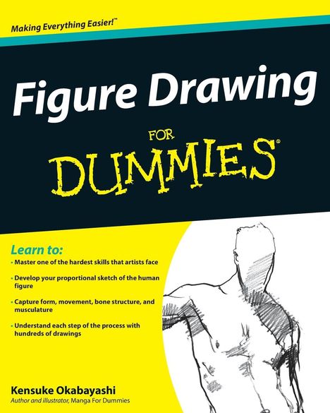 Kensuke Okabayashi: Figure Drawing For Dummies, Buch