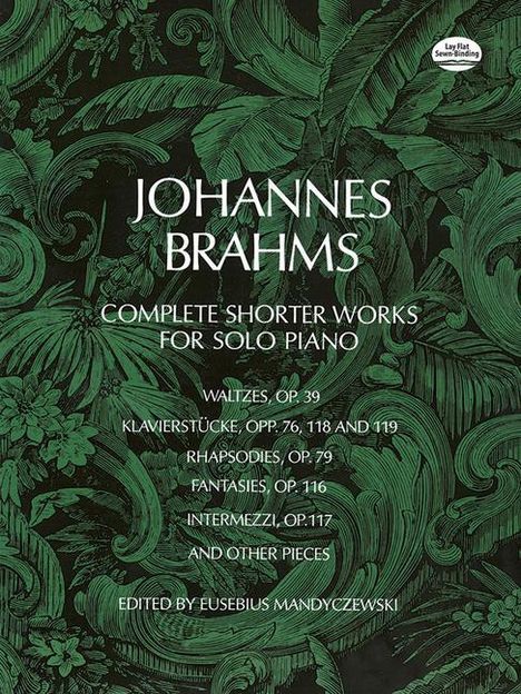 Johannes Brahms: Comp Shorter Works For Solo Pi, Buch