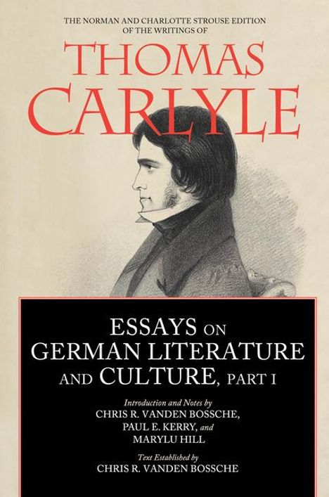 Essays on German Literature and Culture, Part I, Buch