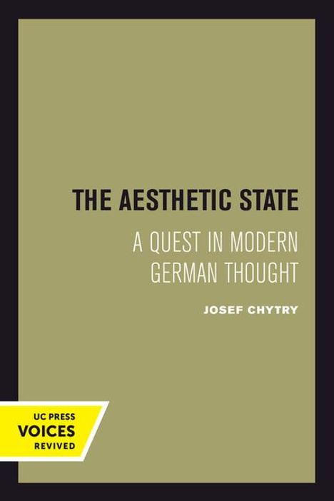 Josef Chytry: Chytry, J: Aesthetic State, Buch