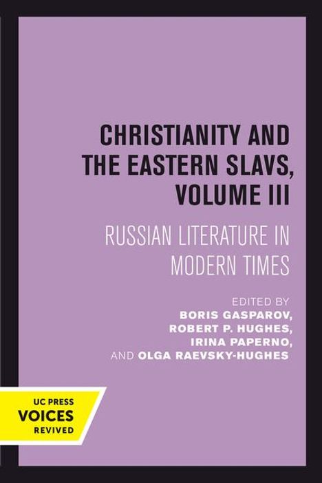 Christianity and the Eastern Slavs, Volume III, Buch