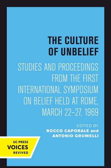 The Culture of Unbelief, Buch