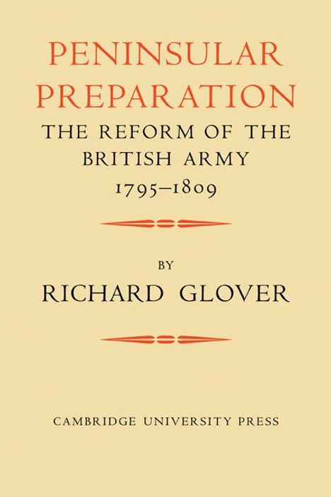 Richard Glover: Peninsular Preparation, Buch