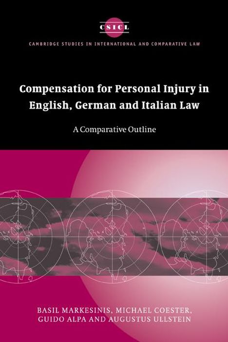 Basil Markesinis: Compensation for Personal Injury in English, German and Italian Law, Buch