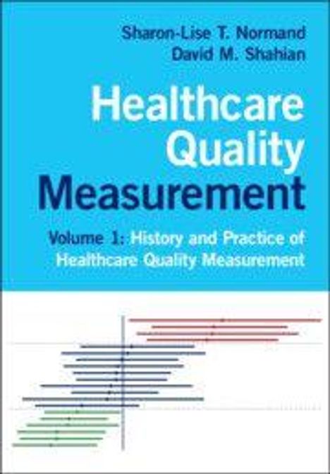 „Healthcare Quality Measurement“ von Normand und Shahian. Balkendiagramm unten zeigt diverse Daten.