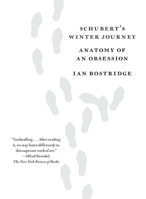 Ian Bostridge: Schubert's Winter Journey, Buch