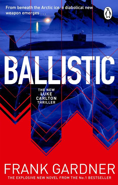 "From beneath the Arctic ice, a diabolical new weapon emerges." Ein U-Boot und eine Rakete im arktischen Eis.