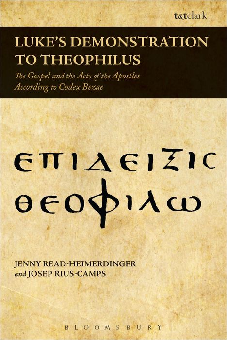 Jenny Read-Heimerdinger: Luke's Demonstration to Theophilus, Buch