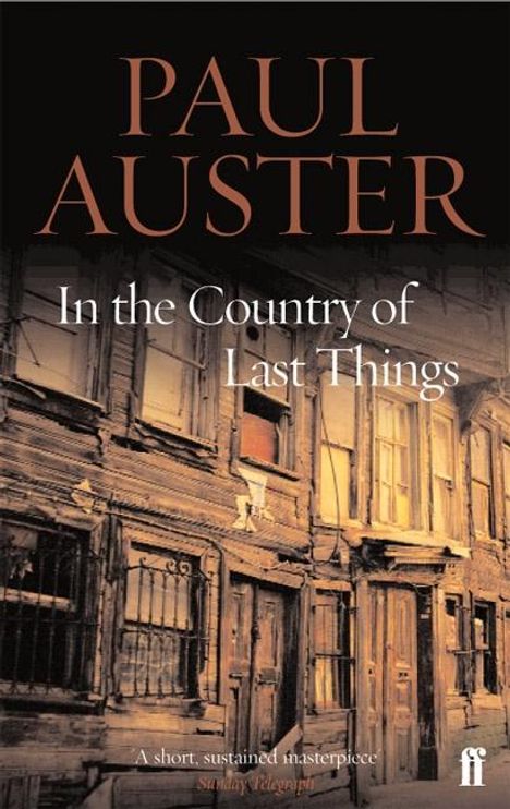 Paul Auster: In the Country of Last Things, Buch