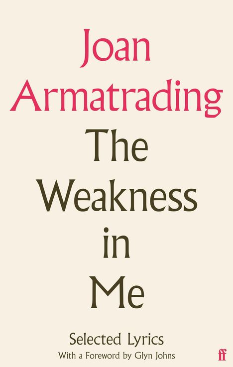 Joan Armatrading: The Weakness in Me, Buch