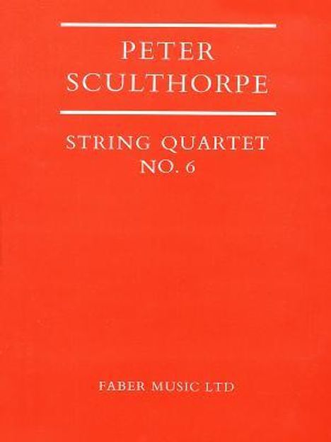 String Quartet No. 6, Buch