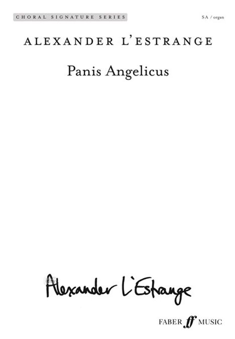 Alexander L'Estrange: Panis Angelicus, Noten