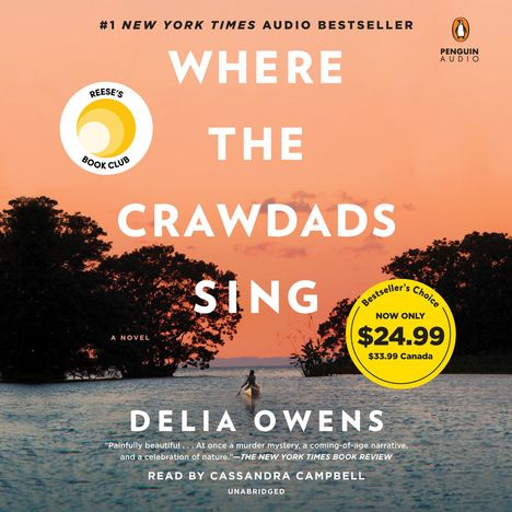 Delia Owens: Where the Crawdads Sing, 10 CDs
