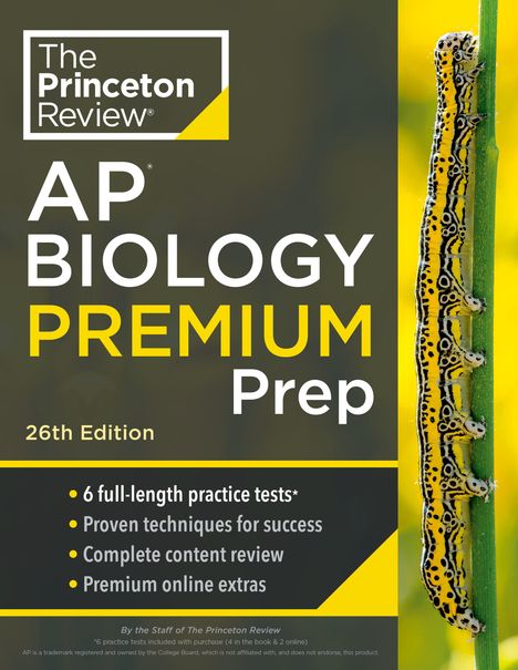 The Princeton Review: Princeton Review AP Biology Premium Prep, 2024, Buch