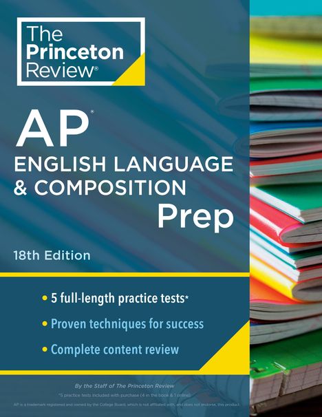 The Princeton Review: Princeton Review AP English Language &amp; Composition Prep, 2024, Buch