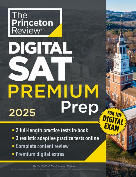 Princeton Review Digital SAT Premium Prep, 2025, Buch