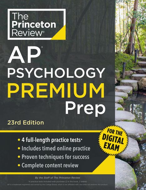 The Princeton Review: Princeton Review AP Psychology Premium Prep, 23rd Edition, Buch