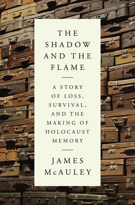"The Shadow and the Flame" von James McAuley. Stapel alter Koffer im Hintergrund.
