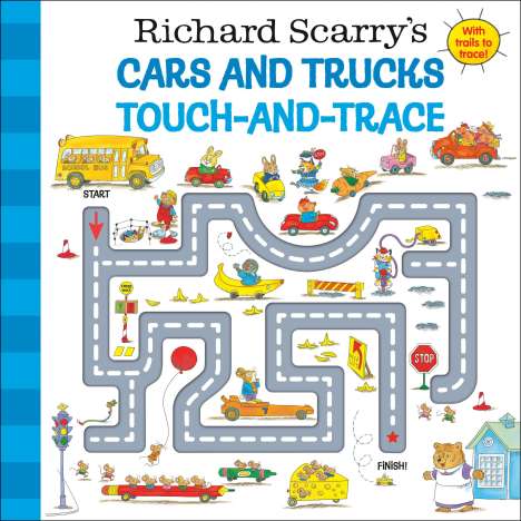 Richard Scarry: Richard Scarry's Cars and Trucks Touch-And-Trace, Buch