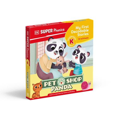 Dk: DK Super Phonics My First Decodable Stories Pet Shop Panda, Diverse