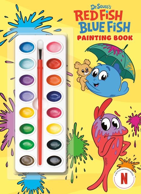 Random House: Dr. Seuss's Red Fish, Blue Fish Painting Book, Buch