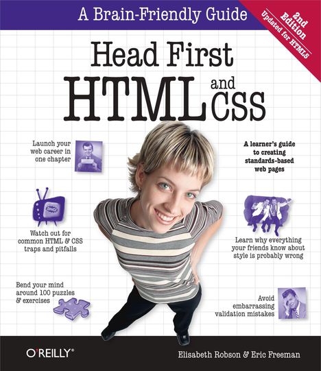 Elisabeth Robson: Head First HTML and CSS, Buch