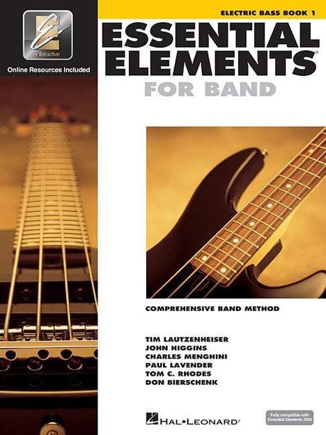 Essential Elements for Band - Electric Bass Book 1 with Eei (Book/Online Media), Buch