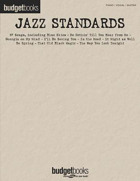Jazz Standards, Buch