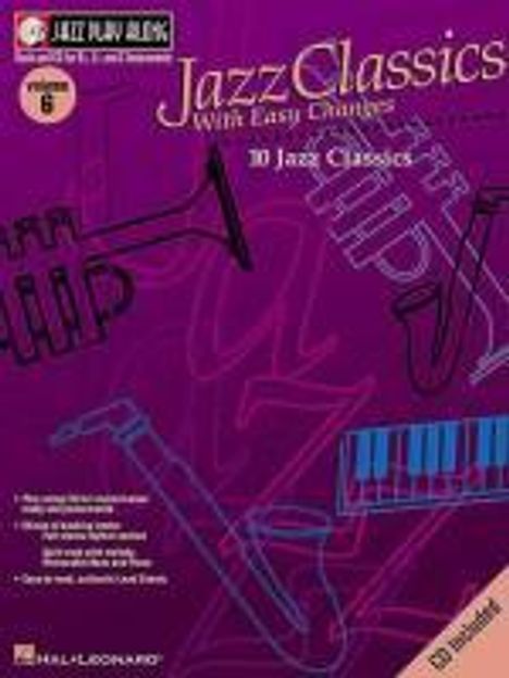 Jazz Classics with Easy Changes Jazz Play-Along Volume 6 Book/Online Audio, Buch