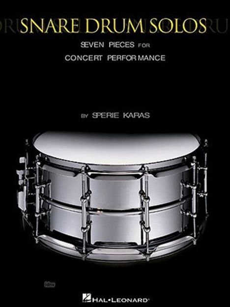 Sperie Karas: Snare Drum Solos, Noten