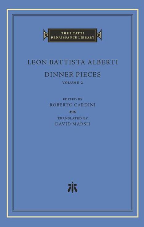 Leon Battista Alberti: Dinner Pieces, Buch