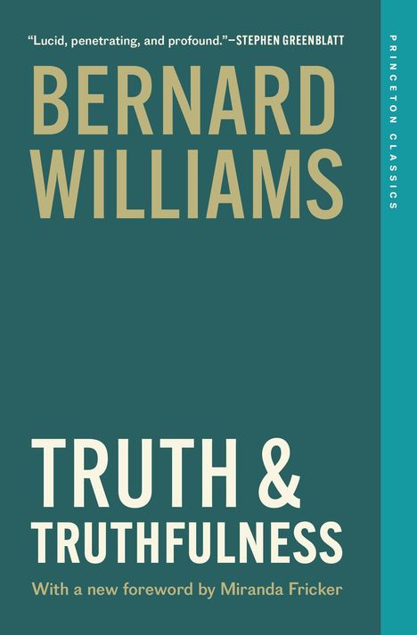 Bernard Williams: Truth and Truthfulness, Buch