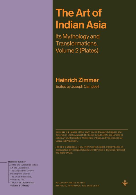 Heinrich Zimmer: The Art of Indian Asia, Buch