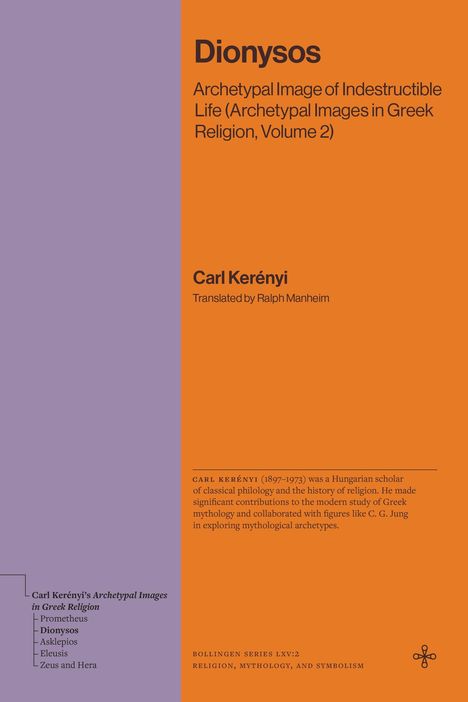 Karl Kerényi: Dionysos, Buch
