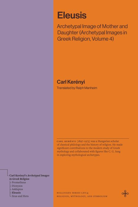 Karl Kerényi: Eleusis, Buch