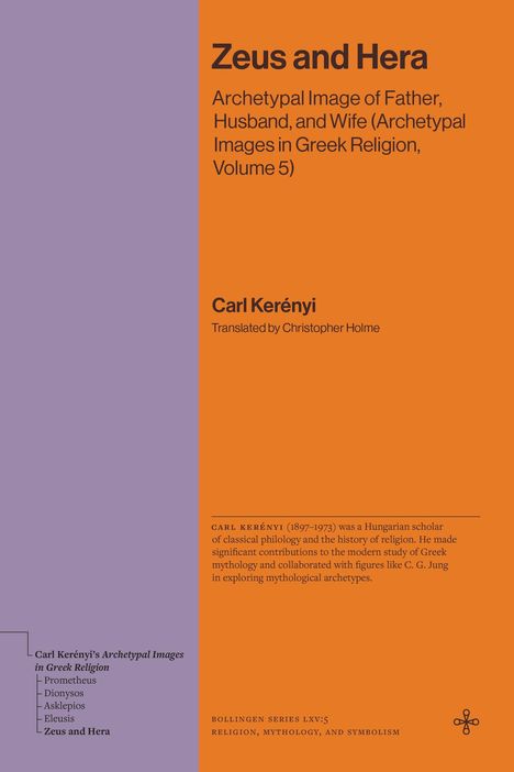 Karl Kerényi: Zeus and Hera, Buch