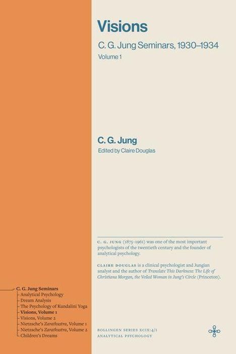 "Visions: C. G. Jung Seminars, 1930–1934, Volume 1." Enthält Informationen zu C. G. Jung und Claire Douglas.