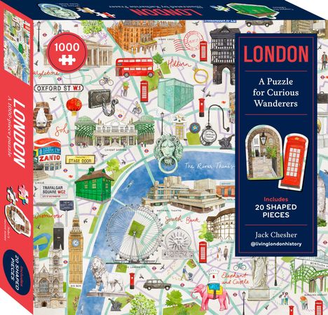 Jack Chesher: London: A Puzzle for Curious Wanderers, Spiele