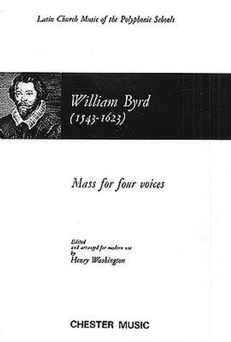 William Byrd: Mass for Four Voices, Noten