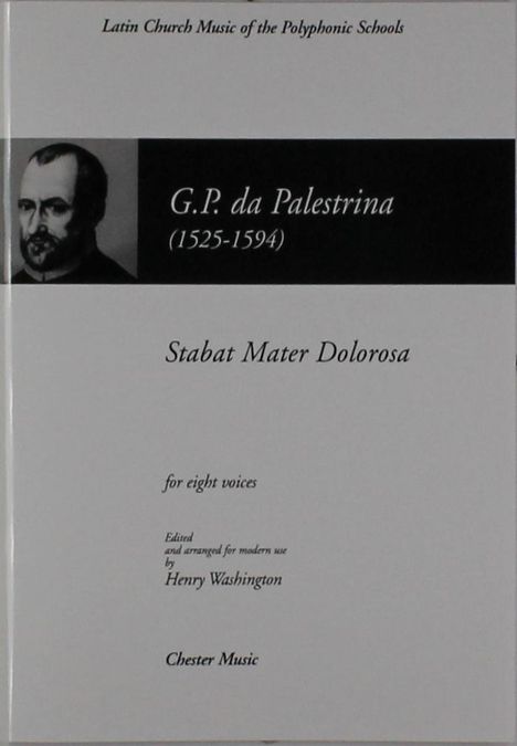 Giovanni Pierluigi da Palestrina: PALESTRINA, G Stabat Mater Dolorosa (Washington) SATB/SATB (l), Noten