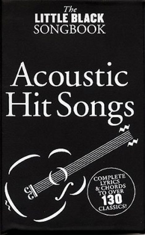 The Little Black Book of Songbook of Acoustic Hits, Noten